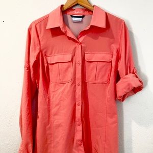 •• Columbia •• Omni-Shade long sleeve button up